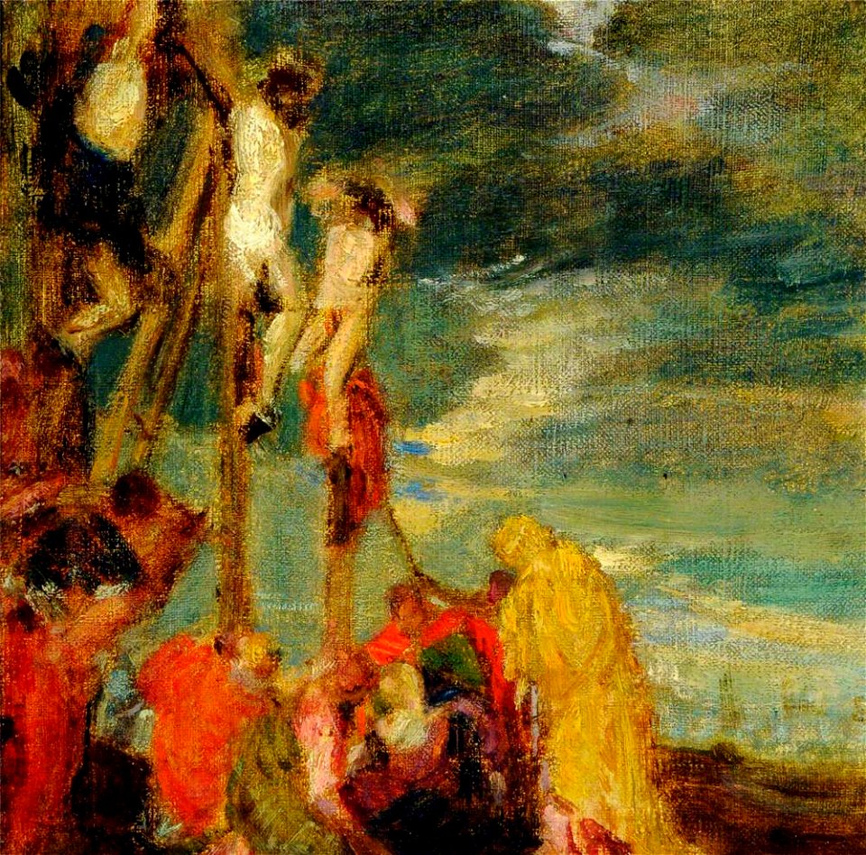 Henri Fantin-Latour (1836-1904) - The Crucifixion (copy after Paolo Veronese) - VIS.179 - Sheffield Galleries and Museums Trust