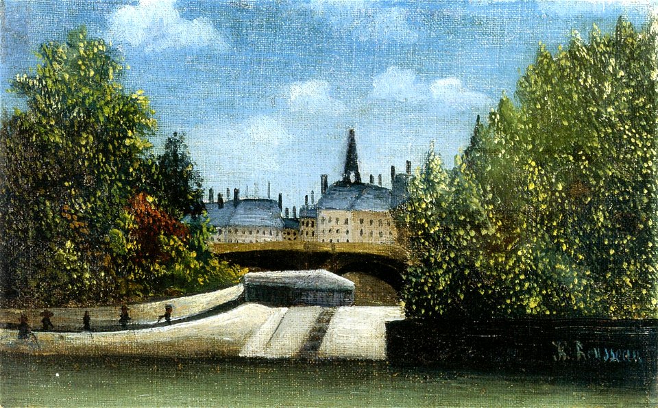 Henri Rousseau - The Ile de la Cite