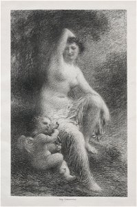 Henri Fantin-Latour (French, 1836-1904) - Venus and Cupid - 1956.640 - Cleveland Museum of Art