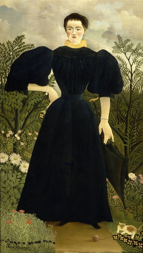 Henri Rousseau, known as le Douanier - Portrait of Madame M; - Google Art Project