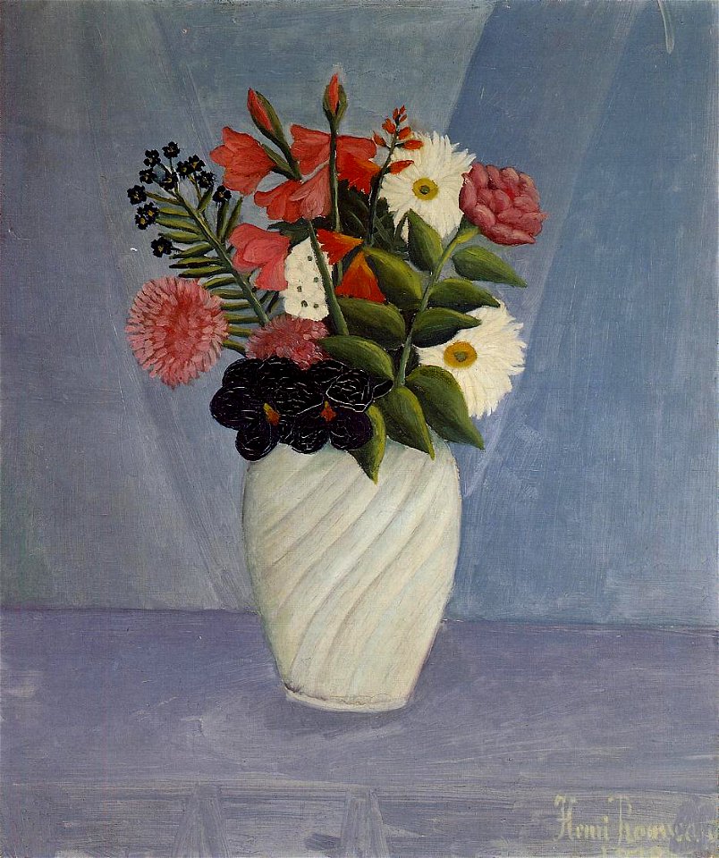 Henri Rousseau - Bouquet of Flowers (V 257a)