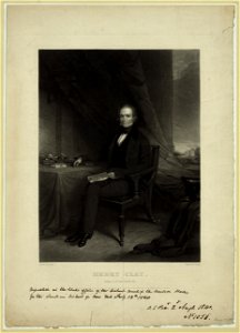 Henry Clay - painted by G. Linen ; engraved by J. Sartain. Philada. LCCN2009633695