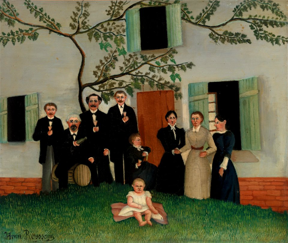 Henri Rousseau - The Family (La Famille) - BF581 - Barnes Foundation
