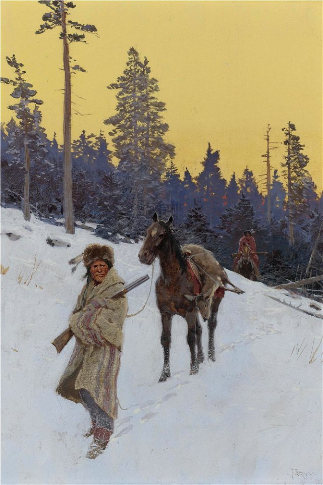 Henry F. Farny - After the hunt