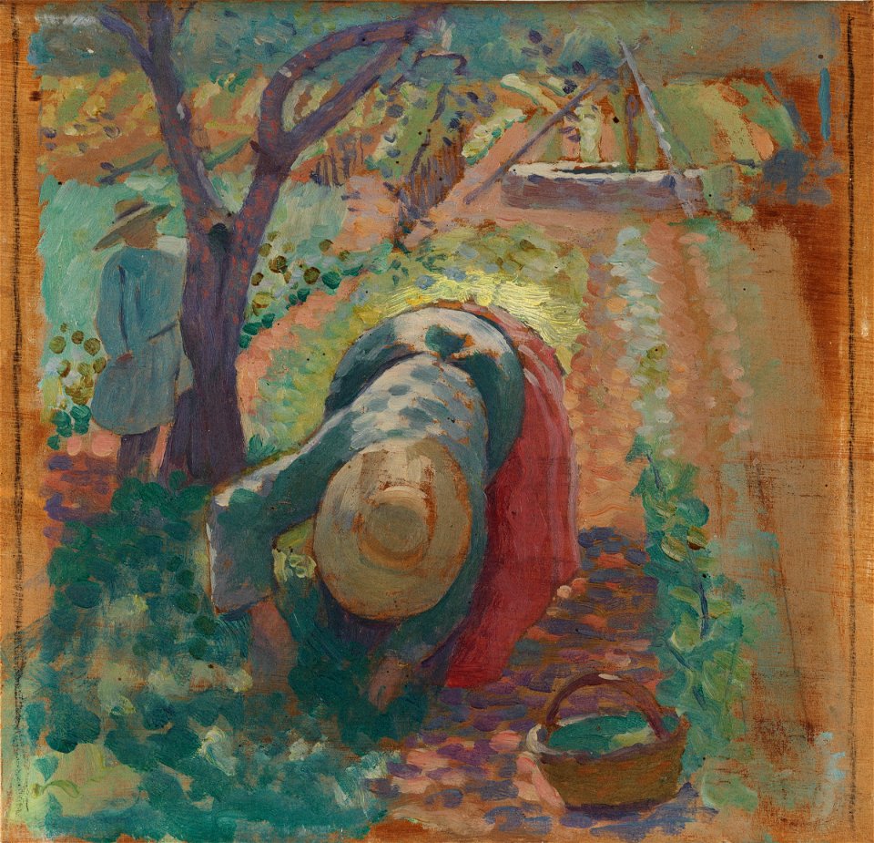 Henri-Edmond Cross - Woman Harvesting Vegetables - 1973.10 - Fogg Museum
