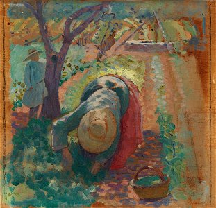 Henri-Edmond Cross - Woman Harvesting Vegetables - 1973.10 - Fogg Museum