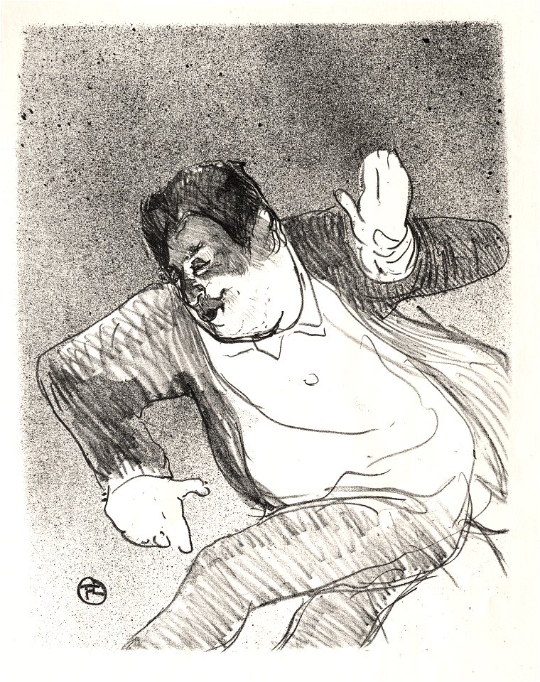 Henri de Toulouse-Lautrec (French, 1864-1901) - Caudieux - 1942.1057 - Cleveland Museum of Art