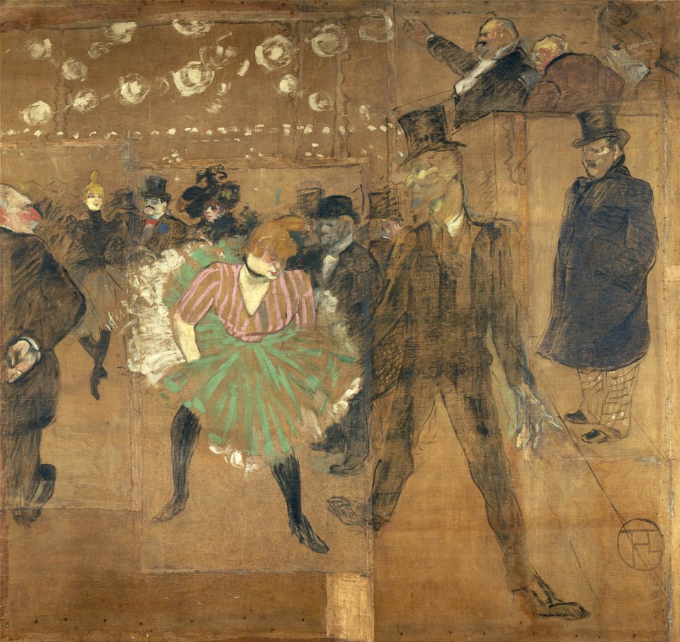 Henri de Toulouse-Lautrec - Panneaux pour la baraque de la Goulue, à la Foire du Trône à Paris - Google Art Project