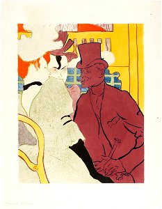 Henri de Toulouse-Lautrec - An Englishman at the Moulin Rouge - Google Art Project. Free illustration for personal and commercial use.