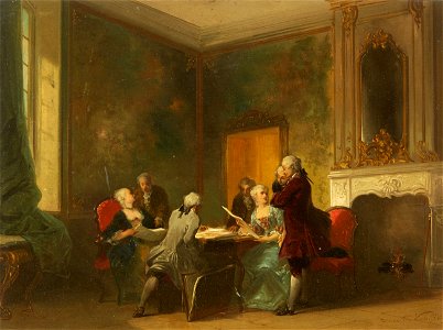 Hermann Ten Kate Interieur im Rokoko-Stil