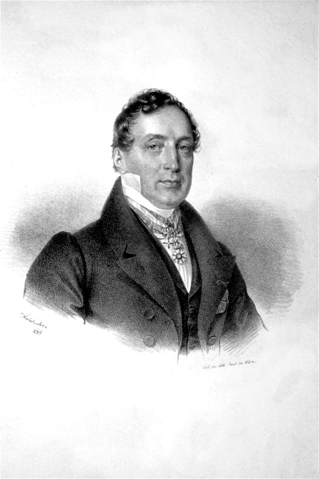 Hermann Josef Baron Diller Litho