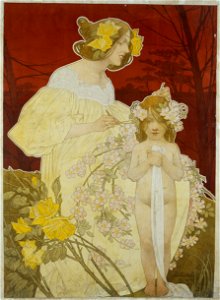 Henri Privat-Livemont - Palais de la Femme. Exposition de 1900 - Google Art Project