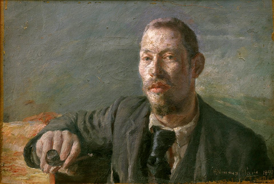 Herman Norrman Self-portrait Thielska 320