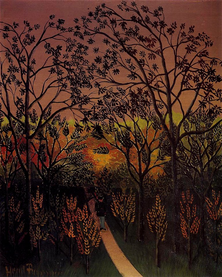 Henri Rousseau - A Corner of the Plateau of Bellevue