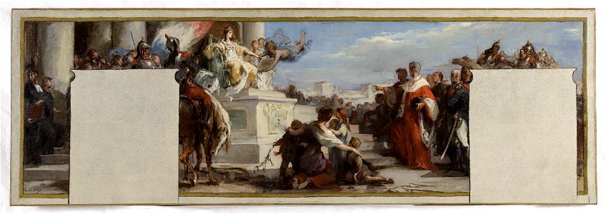 Henri-Léopold Lévy - Esquisse pour la salle du Conseil de la mairie de Pantin , La Loi - PPP4089 - Musée des Beaux-Arts de la ville de Paris