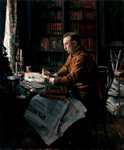 Herman Frithiof Antell, by Akseli Gallen-Kallela