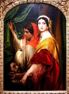 Herodias with the Head of St. John the Baptist - Paul Delaroche - Wallraf-Richartz Museum - Cologne - Germany 2017. Free illustration for personal and commercial use.