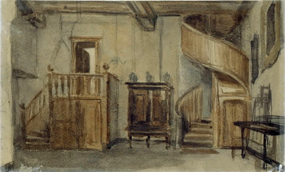 HUA-35519-Interieur van het St Pietersgasthuis in Amersfoort