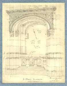 HUA-39891-Afbeelding van het Heilig Graf in de kooromgang van de Domkerk te Utrecht