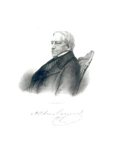 HUA-39148-Portret van AGA ridder van Rappard geboren 1799 directeur van het kabinet van de koning overleden 1869 Te halve lijve links zittende