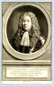 HUA-39318-Portret van Everard van Weede van Dijkveld geboren 1626 lid van de Ridderschap van Utrecht ambassadeur aan het hof van Karel II van Engeland overleden