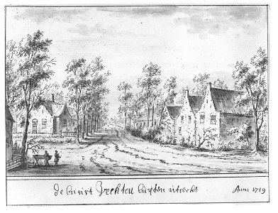 HUA-804902-Gezicht in de buurtschap Vechten bij Bunnik