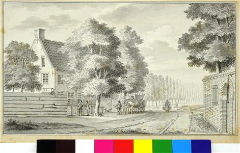 HUA-38209-Gezicht in de Ganssteeg te Utrecht met links de herberg De Burger en rechts de tuinmuur van het huis SoestbergenNB De straatnaam Ganssteeg is in 1891 