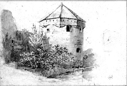 HUA-36667-Gezicht over de stadsbuitengracht te Utrecht uit het noordoosten met de toren de Vos