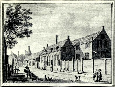 HUA-6353-Gezicht op de Rooms Katholieke kerk te Wijk bij Duurstede