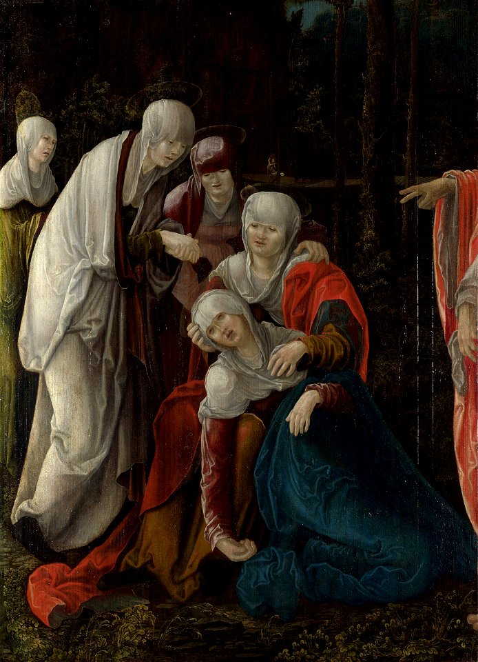 Wolf Huber - Christ taking leave of his Mother - Google Art Project