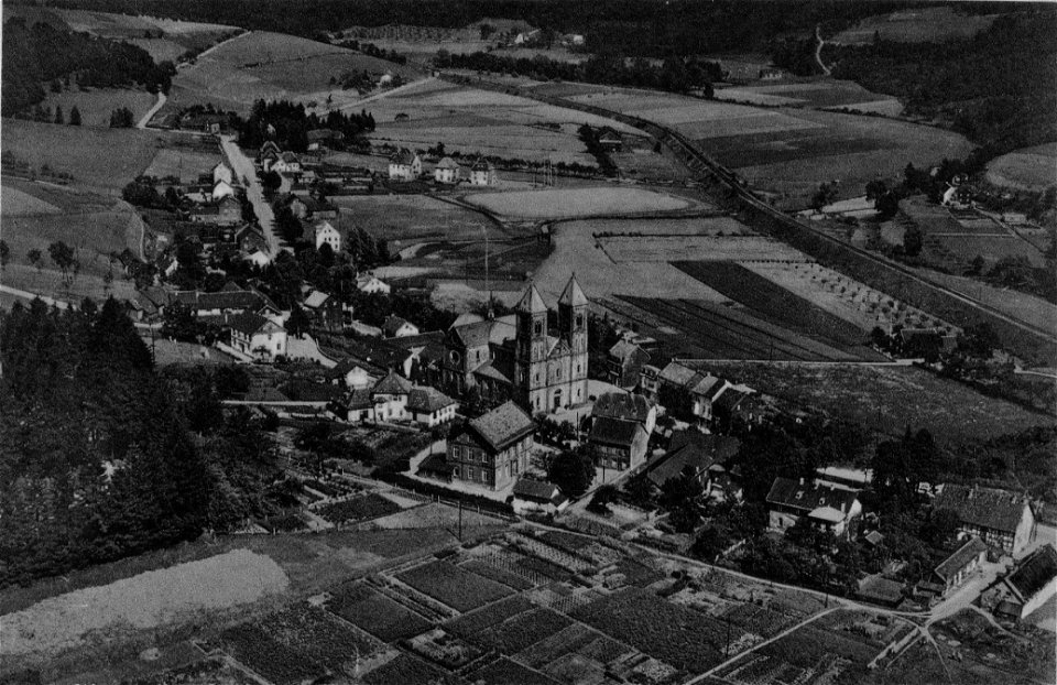 Immekeppel Flugaufnahme 1936