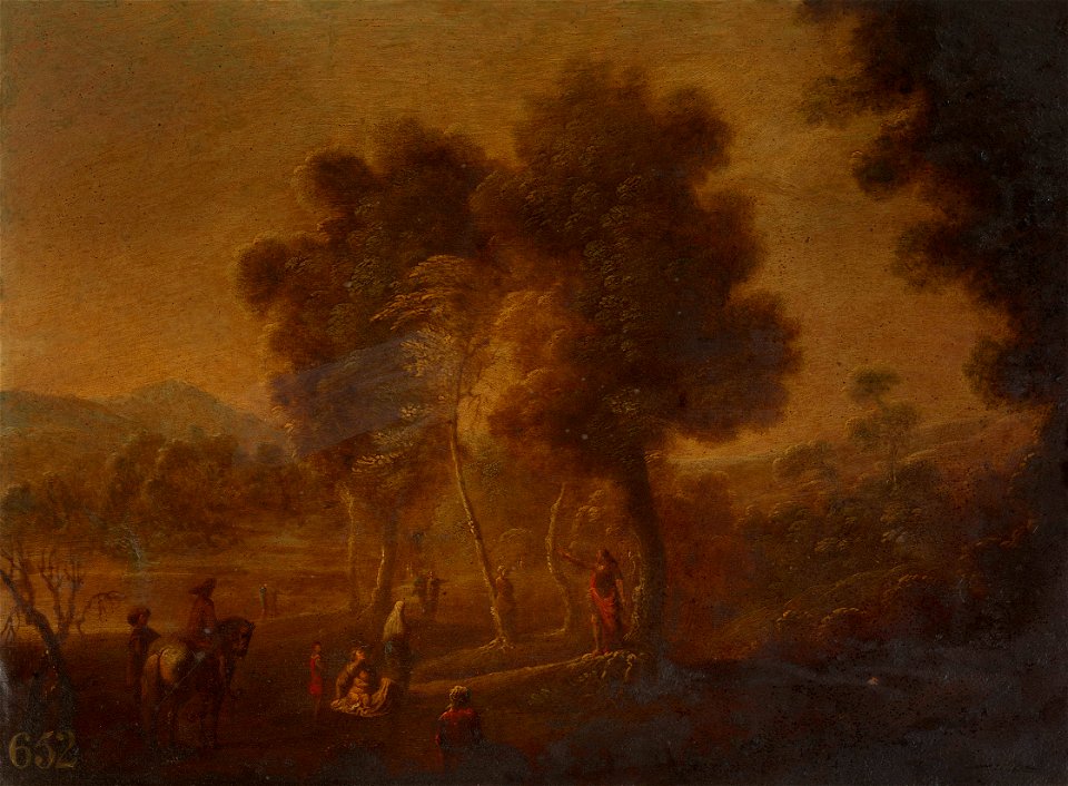 Imitator of Johann Rottenhammer the Elder (1565-1625) - St John in the Wilderness - RCIN 403040 - Royal Collection