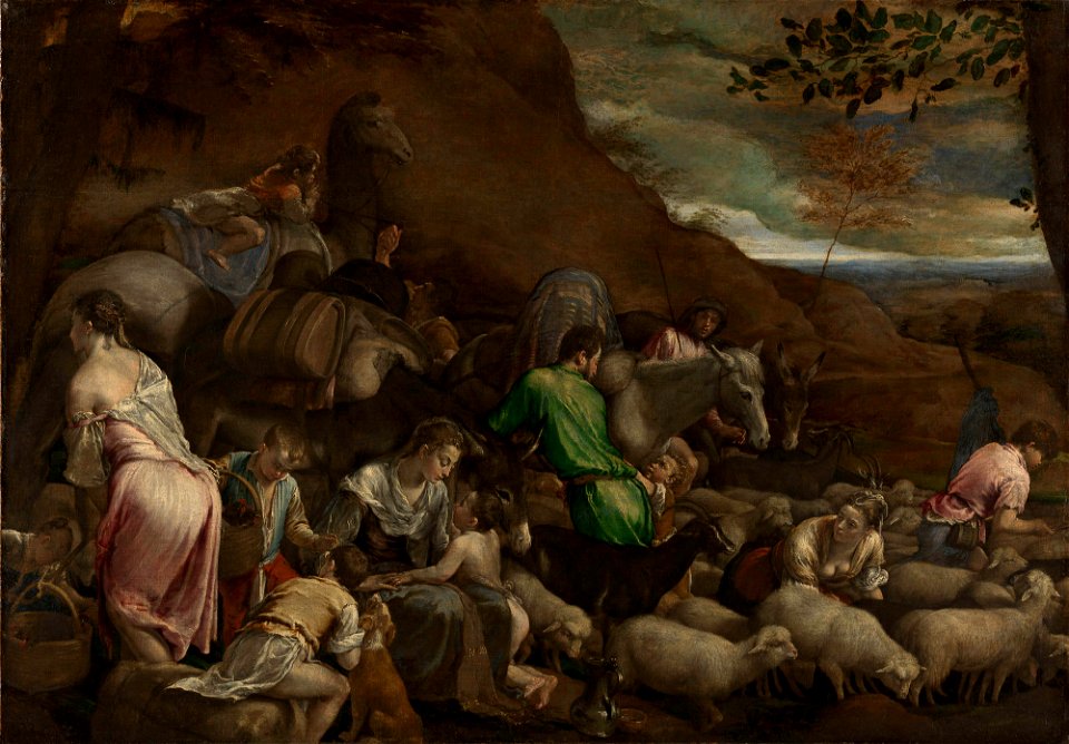 Jacopo Bassano (c. 1510-1592) - The Journey of Jacob - RCIN 402928 - Royal Collection