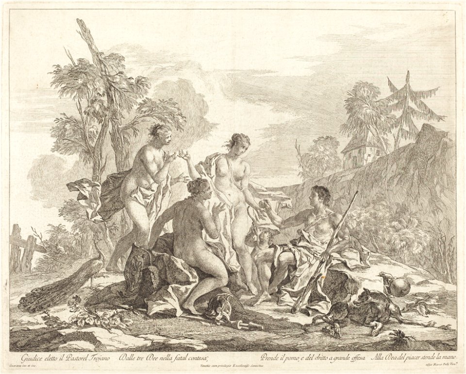 Jacopo Guarana - The Judgement of Paris