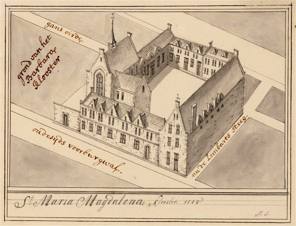 Jacobus Stellingwerff - Sint Maria Magdalenaklooster in Amsterdam in 1545