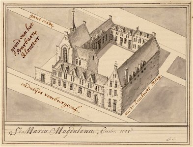 Jacobus Stellingwerff - Sint Maria Magdalenaklooster in Amsterdam in 1545
