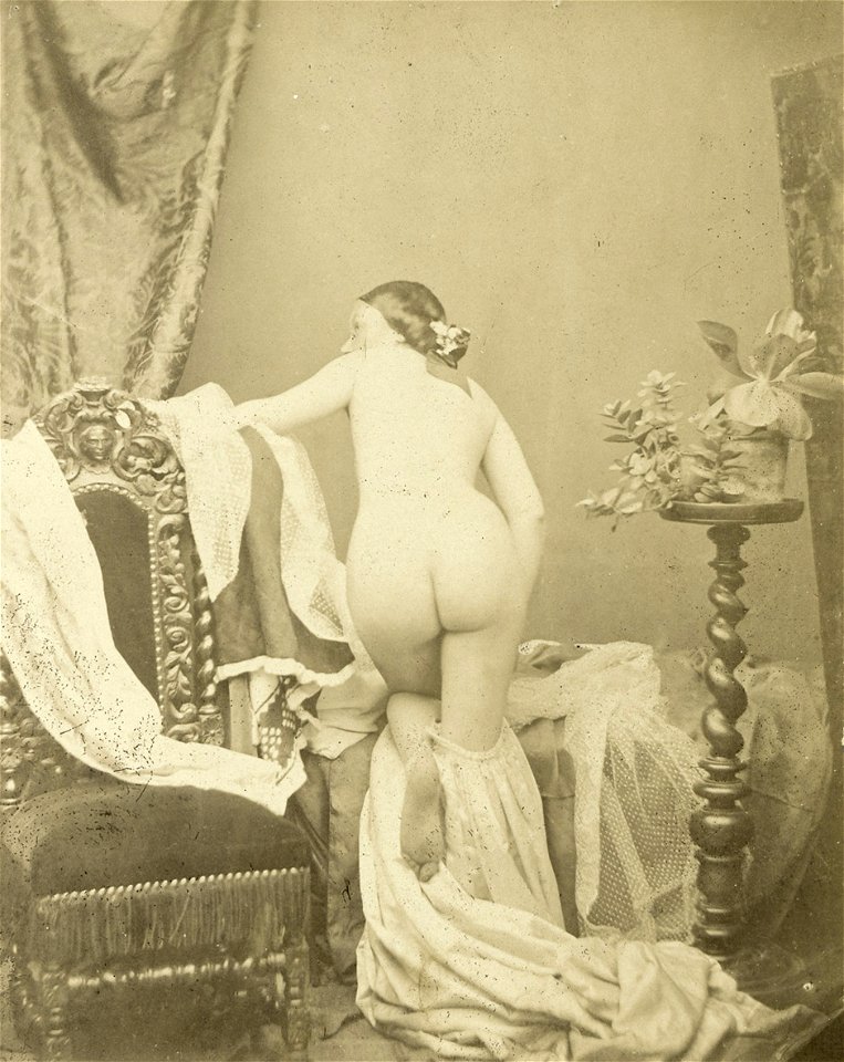 Jacques Antoine Félix Moulin Boudoir scene