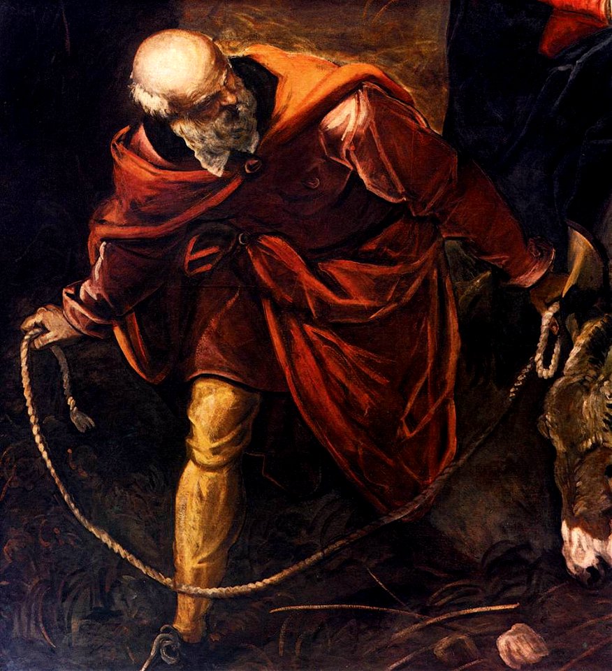 Jacopo Tintoretto - The Flight into Egypt (detail) - WGA22589