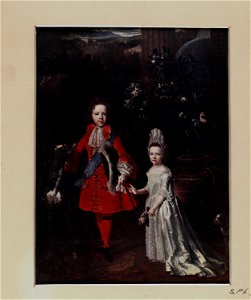 Jacobite broadside - Portrait of Prince James as a young boy 02