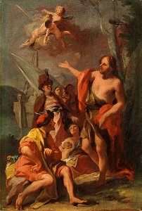 Jacopo Amigoni - Hl. Johannes predigt in der Wüste - 7404 - Bavarian State Painting Collections