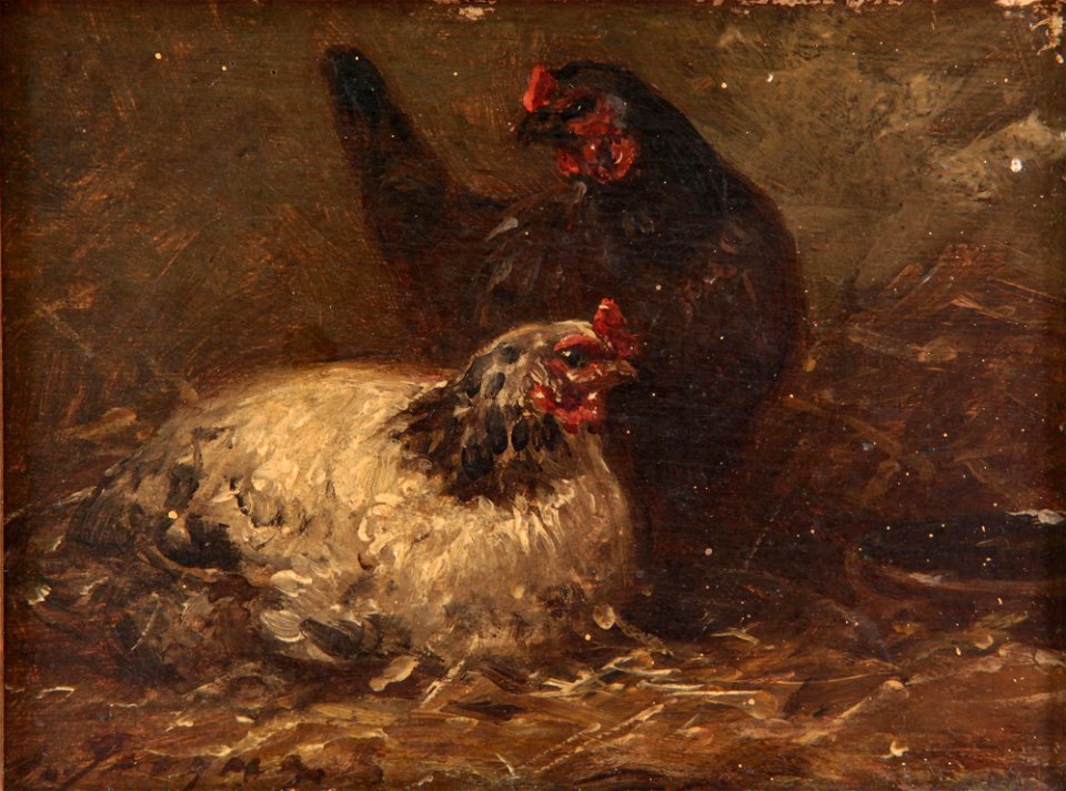 Gallinas - Charles Jacque