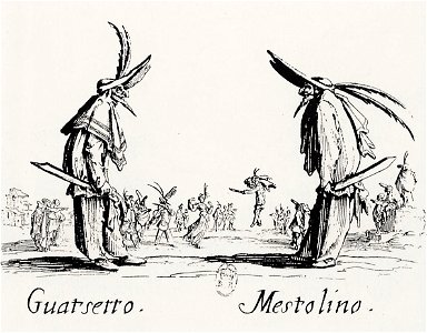 Jacques Callot, Balli di Sfessania, Guatsetto and Mestolino