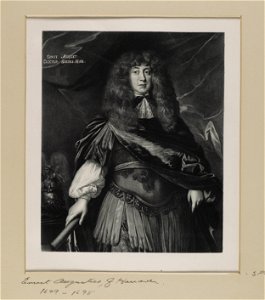 Jacobite broadside - Portrait of Ernest Augustus of Hanover (1629-1698)