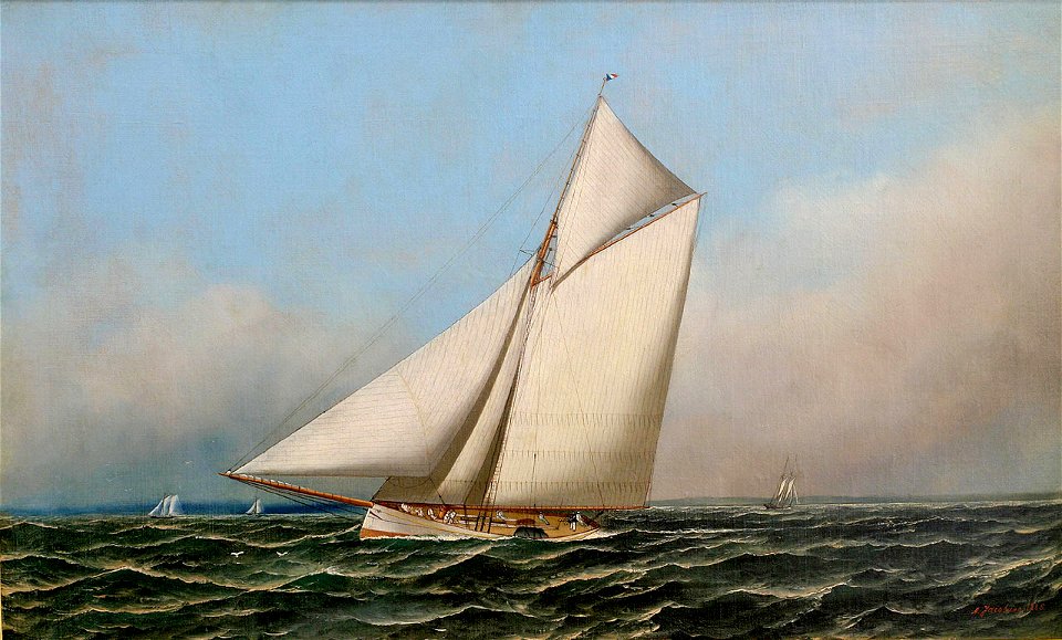 Antonio Jacobsen - Racing Yacht MAYFLOWER (1886)