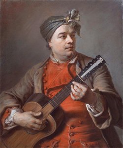 Jacques DuMont Le Romain by Maurice-Quentin de la Tour