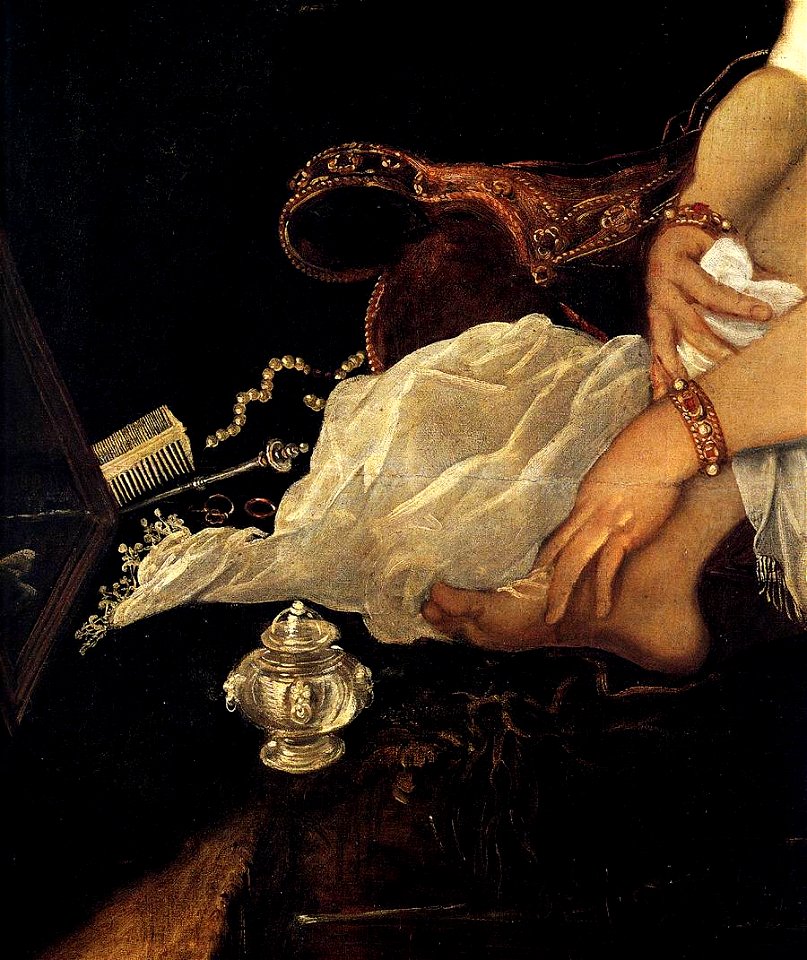 Jacopo Tintoretto - Susanna and the Elders (detail) - WGA22658