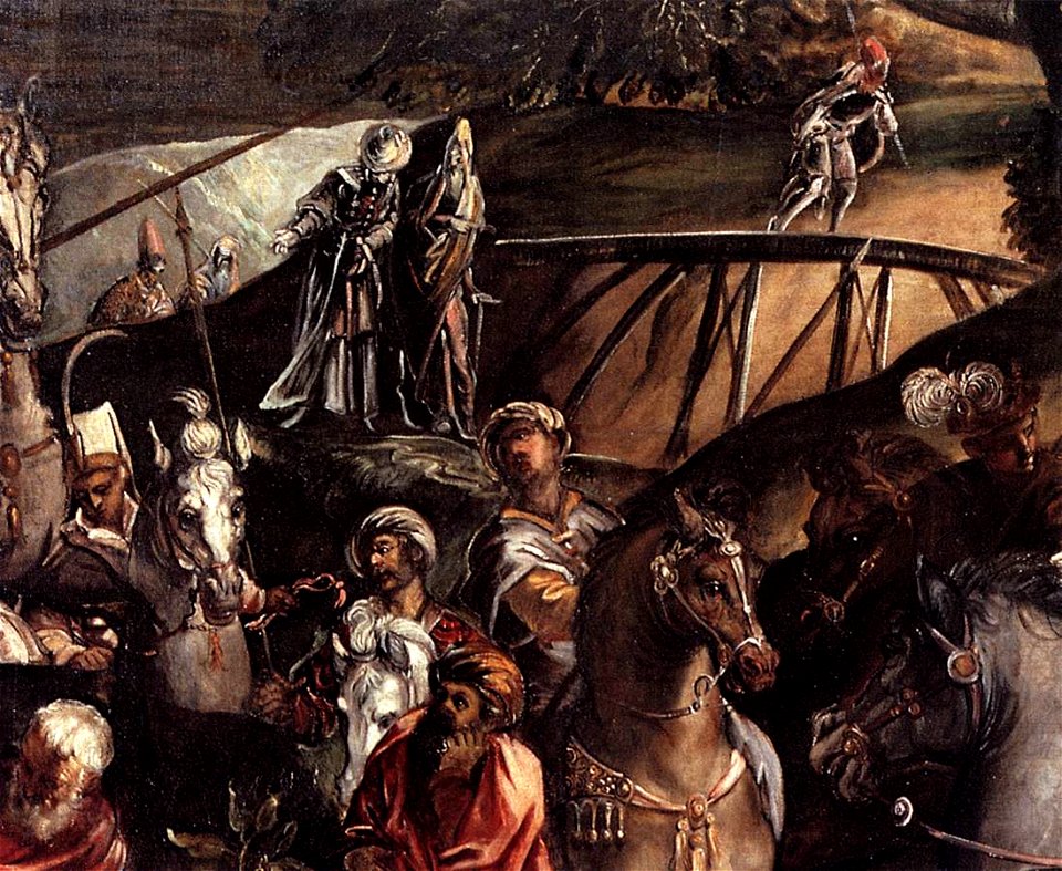 Jacopo Tintoretto - The Crucifixion (detail) - WGA22526