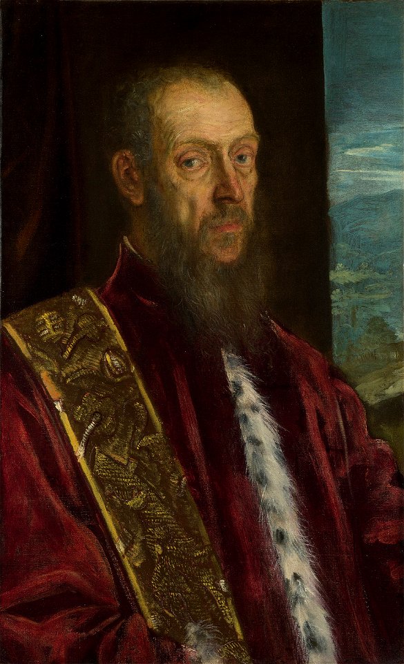 Jacopo Tintoretto - Portrait of Vincenzo Morosini - Google Art Project