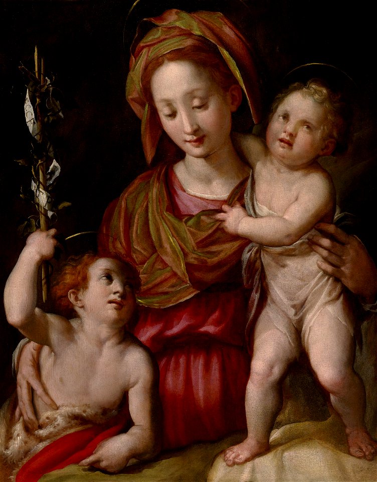 Jacopo da Empoli - Madonna and Child with the Young St. John the Baptist - 2016.147 - Museum of Fine Arts, Houston