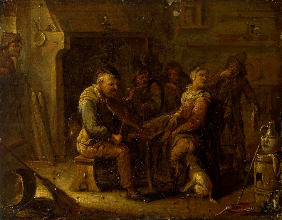 Jacobus Smeyers - Peasants at the table